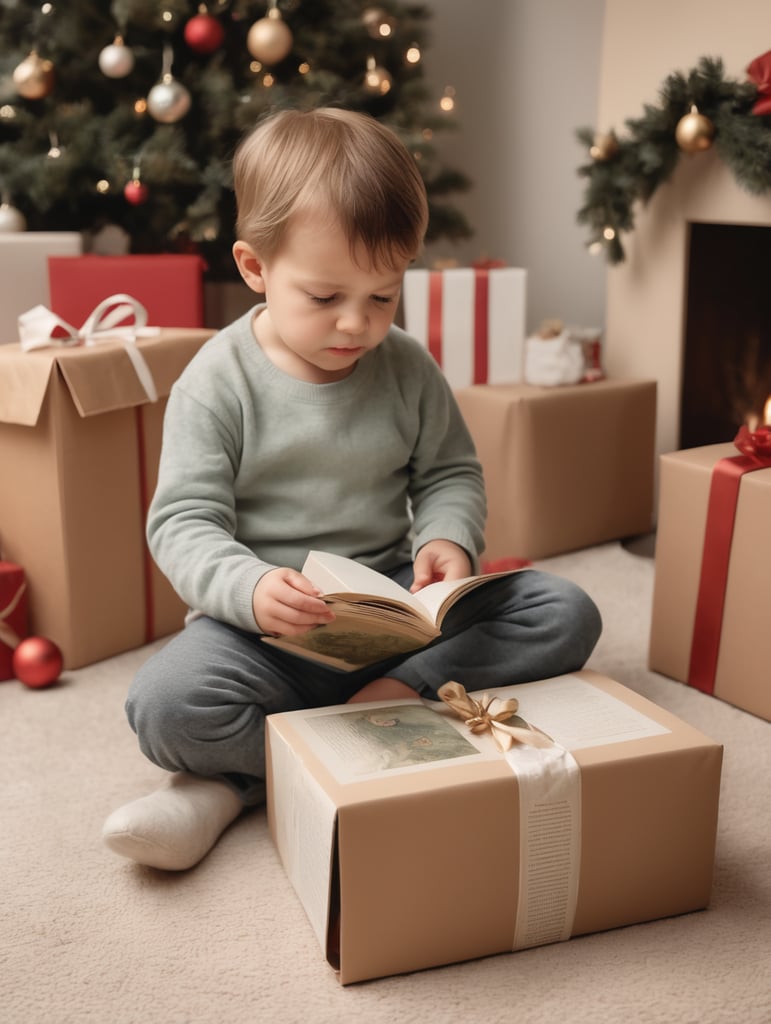 kid opens Christmas present, gets a book by Hegel "phenomenology of the spirit" and starts crying. he shows the book Phenomenology Of The Spirit so we see it