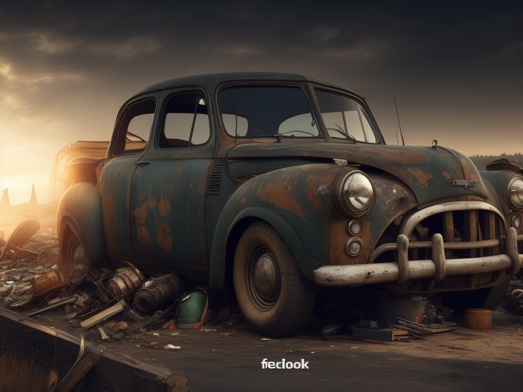 A Facebook advertisement targeted to attract the attention of men that buy junk cars for scrap recycling