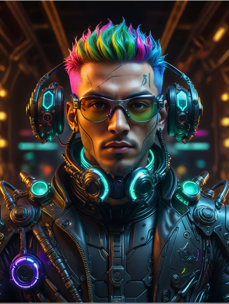 techno punk man