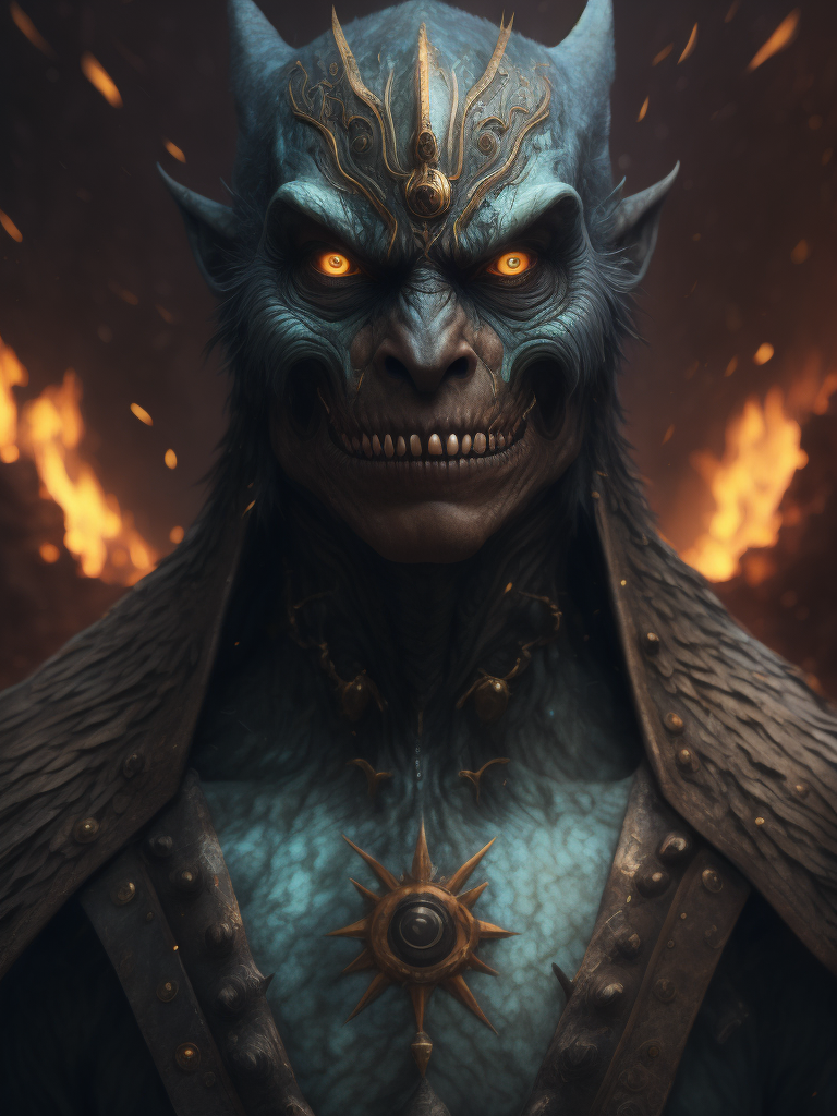 A magical monster of immense power and mystique, with mesmerizing colors and enchanting patterns. It possesses an otherworldly aura that evokes both fear and fascination. This medium-sized creature appears to have human-like features but is far from ordinary. Its villainous presence is undeniable, and one cannot help but feel a shiver down their spine in its full view. Involved in Lithuania mithology