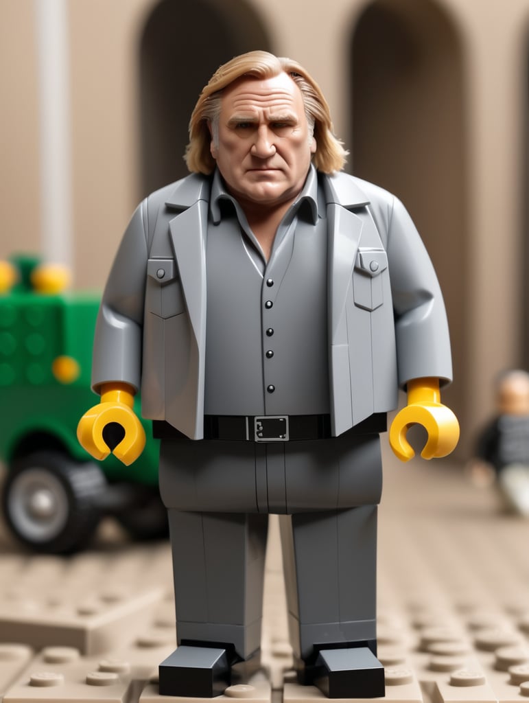 Depardieu into a Lego character