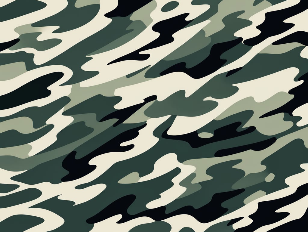 camouflage pattern background, vector art, modern