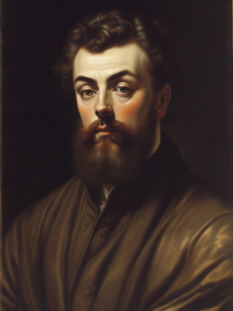 self-portrait by Jacopo Tintoretto