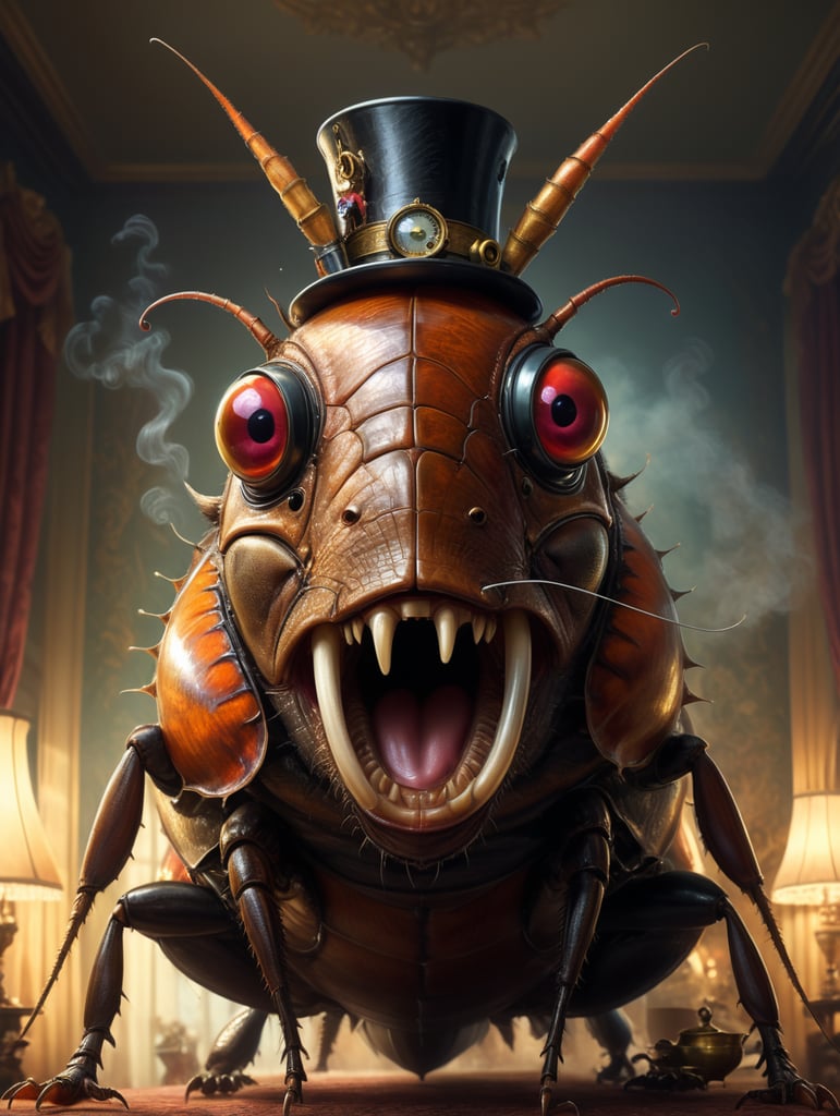 very weird cockroach