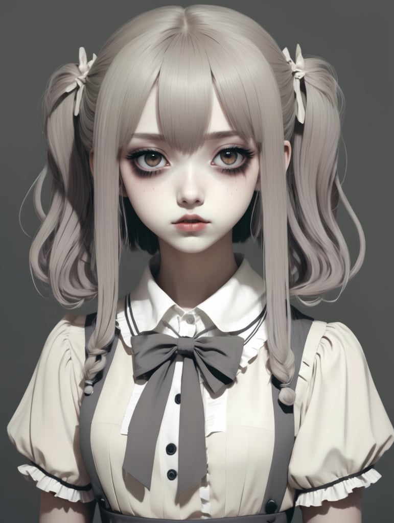 anime creepy girl