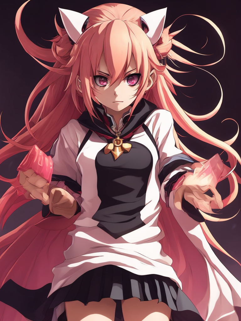 demon girl anime Mina ‘Pinky’ Ashido