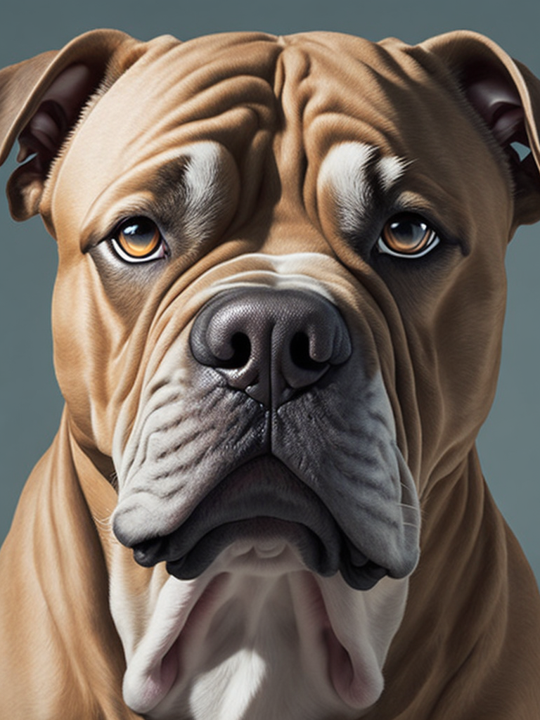 pitbull dog by Alex Gross