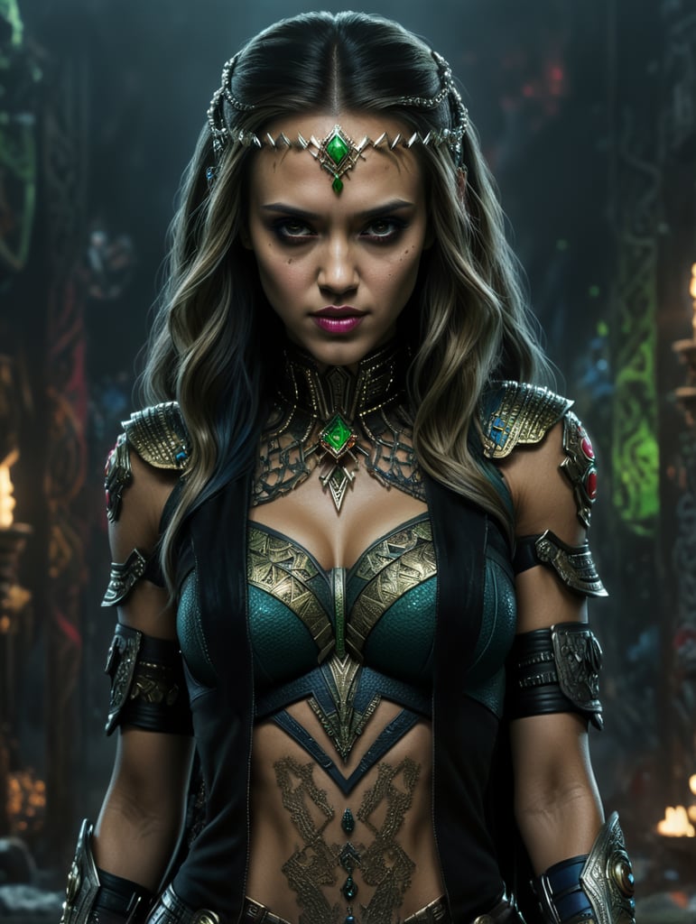 Jessica Alba as the Enchantress from Suicide Squad