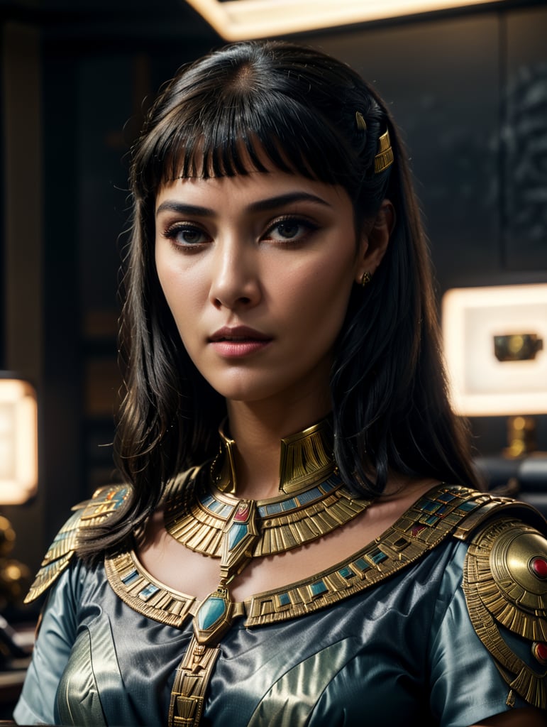 Cleopatra as a office worker