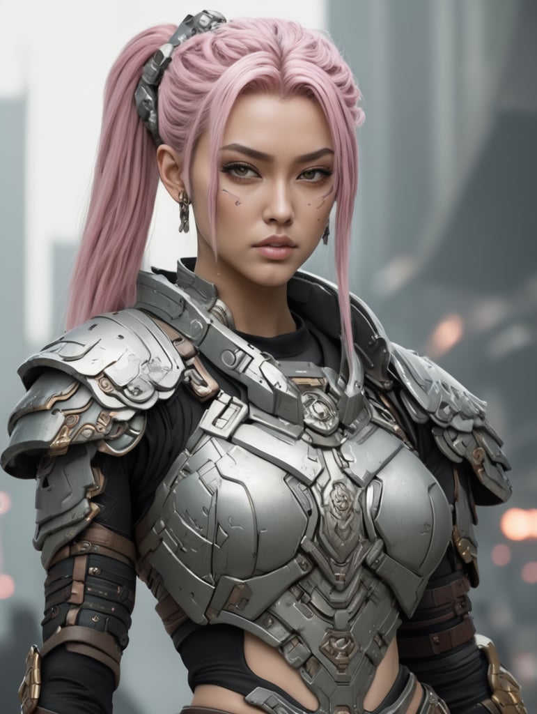 cyberpunk warrior princess