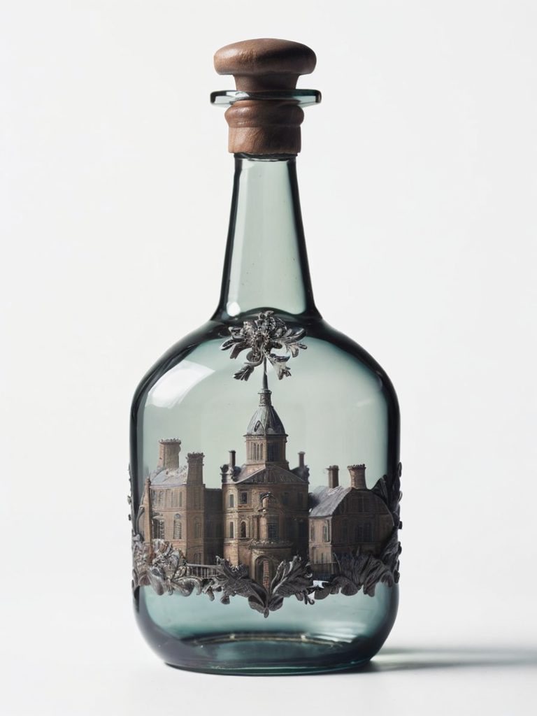 glass antique bottle