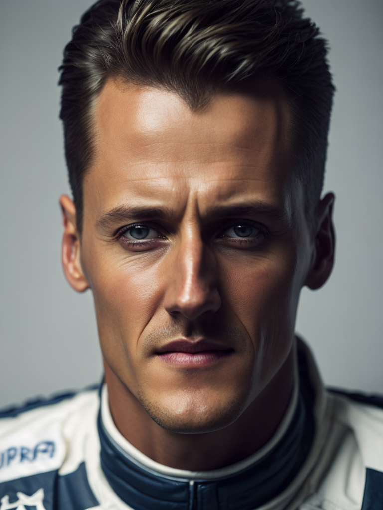 portrait of a Michael Schumacher