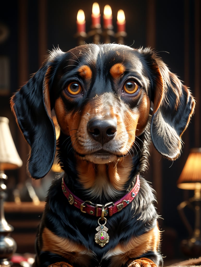 Собака такса Джесика