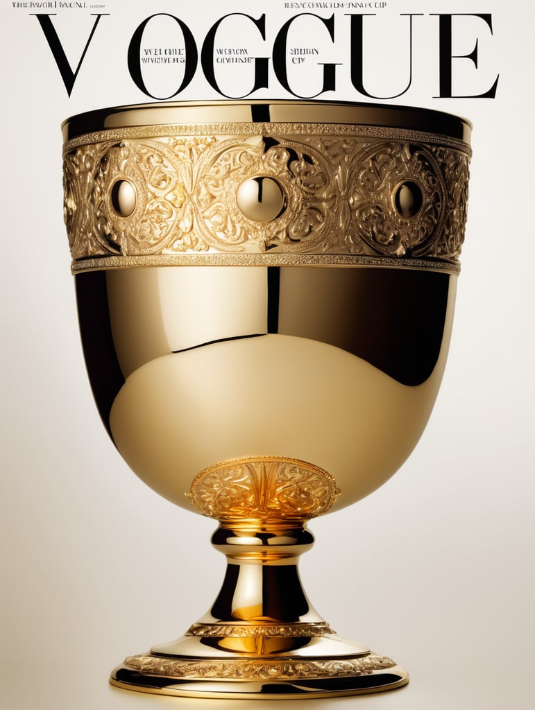 Golden Grail Cup on the cover of Vogue