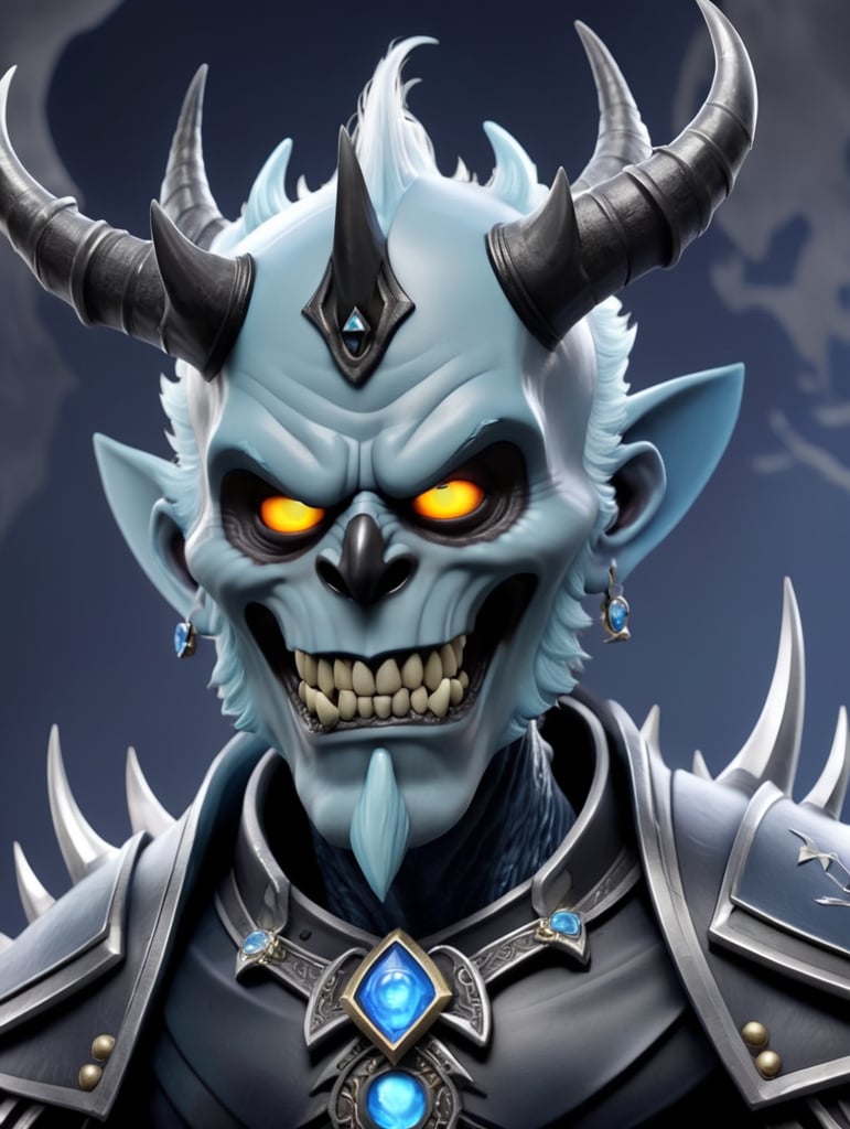 Joe Biden undead immortal scary lich king album cover goes hard