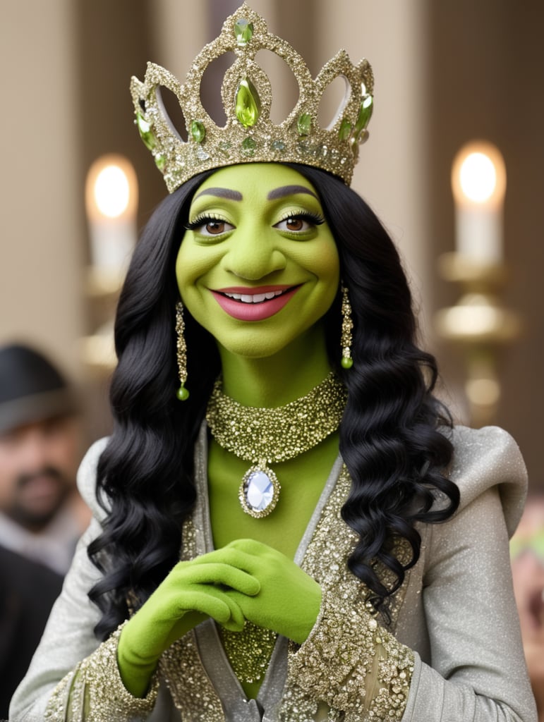 . Kermit the Frog DRESSED AS CHER