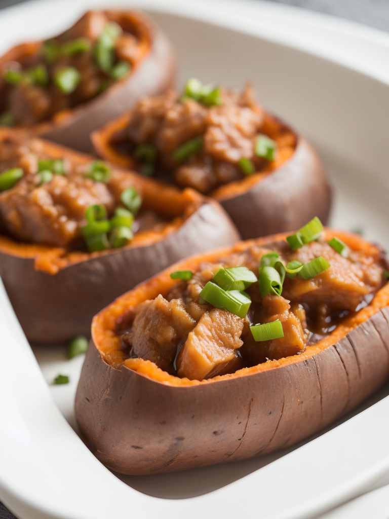 stewed croned beef Stuffed Sweet Potatoes