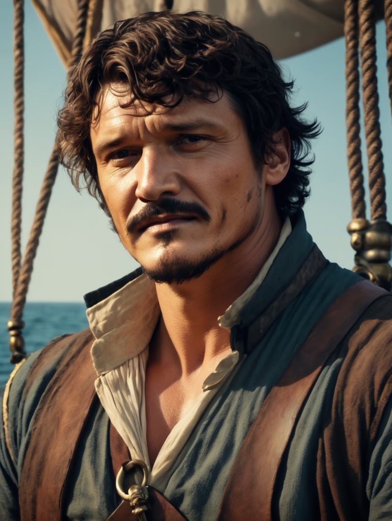 Pedro Pascal as a pirate