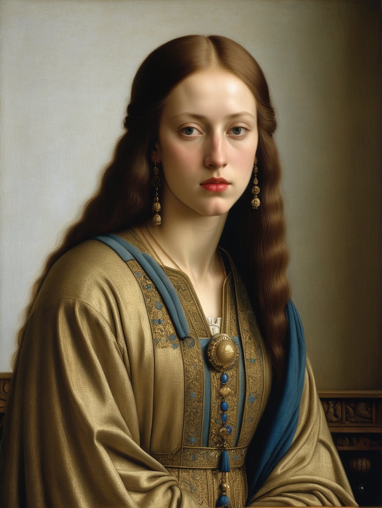 A masterpiece painting by Jan Van Eyck,