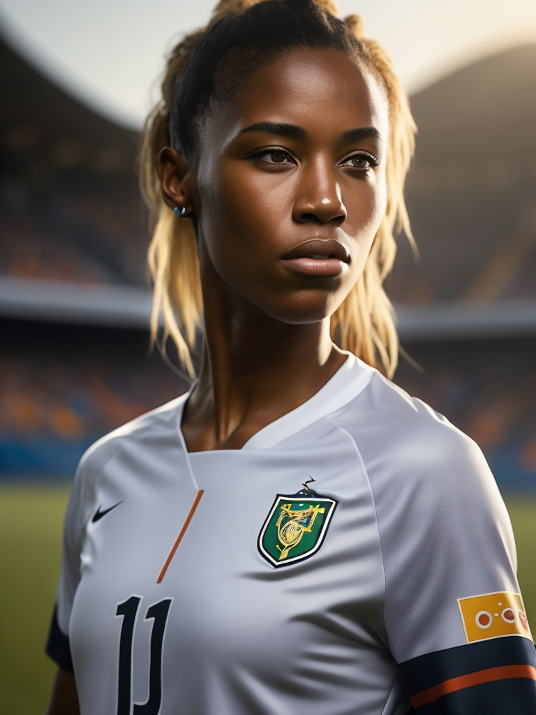 Epic Portrait of a Women Soccer Player, Fifa Women's World Cup, South Africa