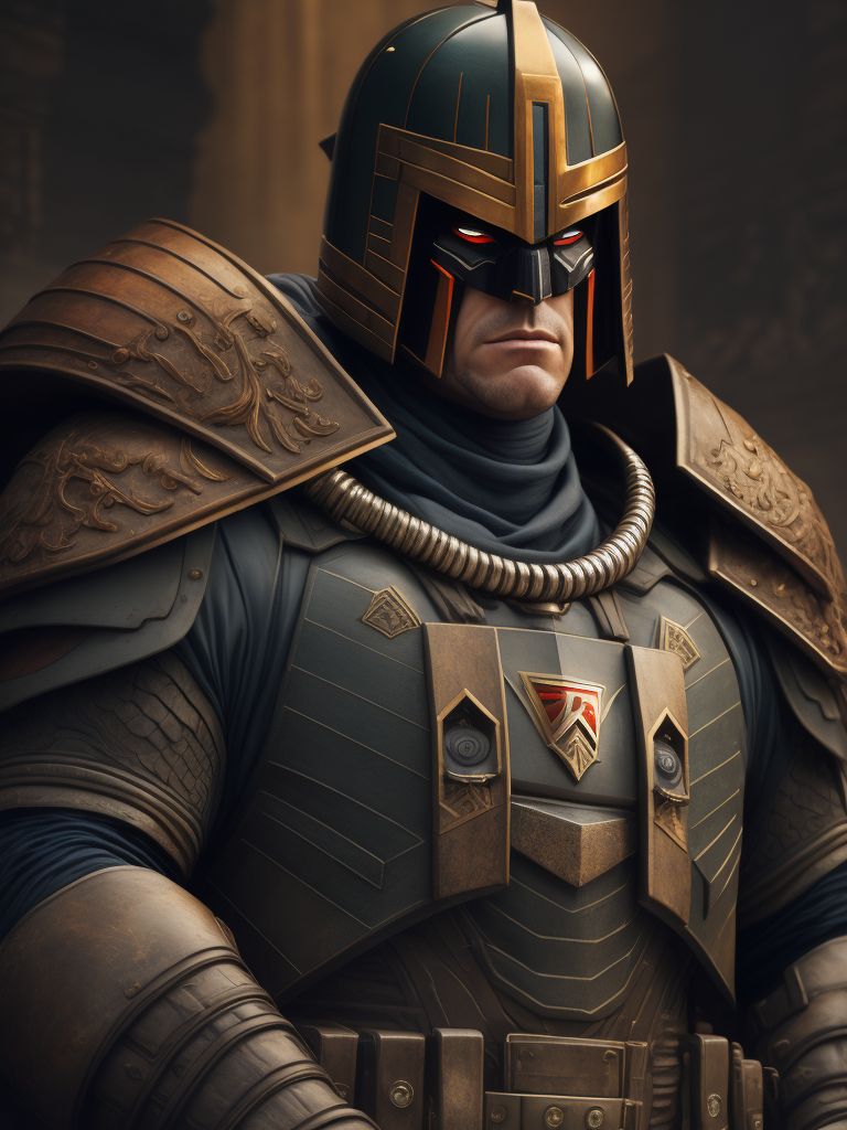 2000ad judge dredd comic style