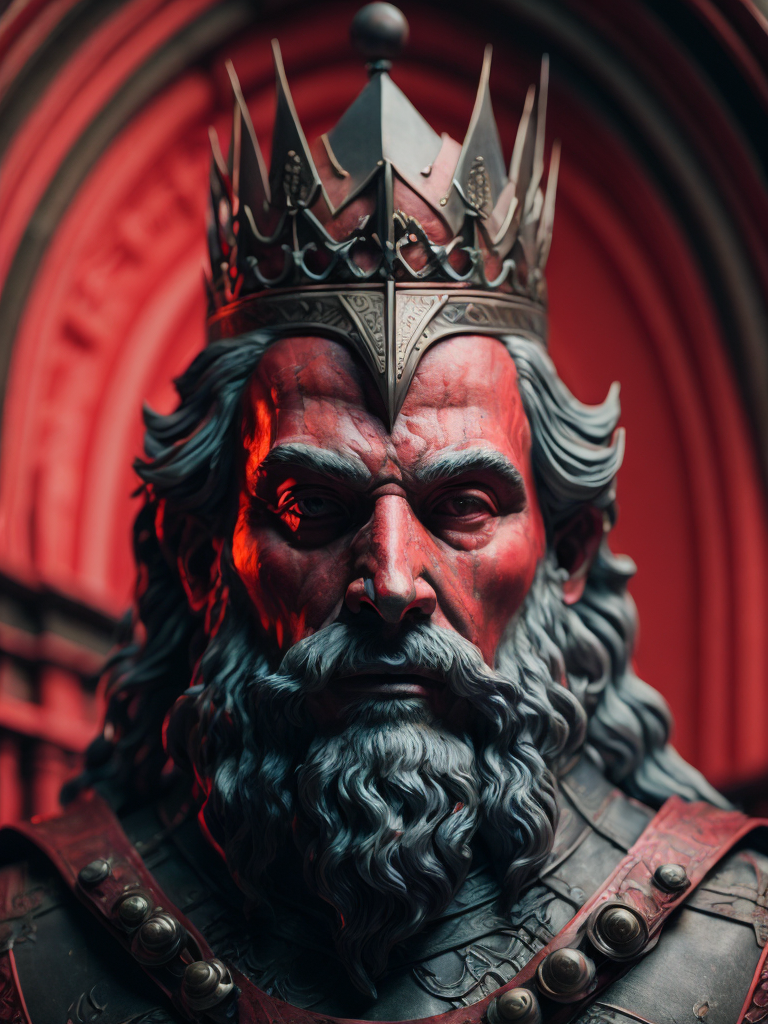 ((red)) marble king in the style of M4rbleSCNEW