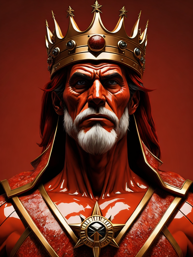 ((red)) marble king in the style of M4rbleSCNEW