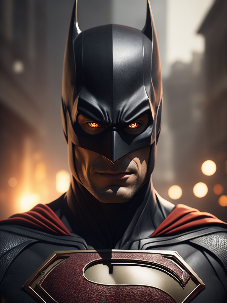 batman with superman suit