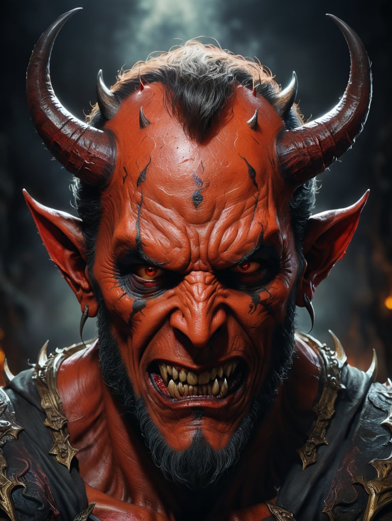 portrait devil.