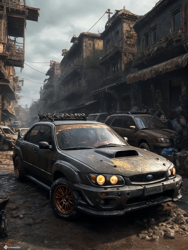 Subaru impreza post apocaliptico