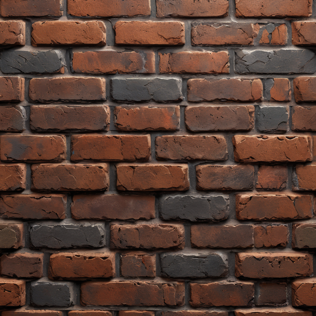 Brown brick texture, seamless