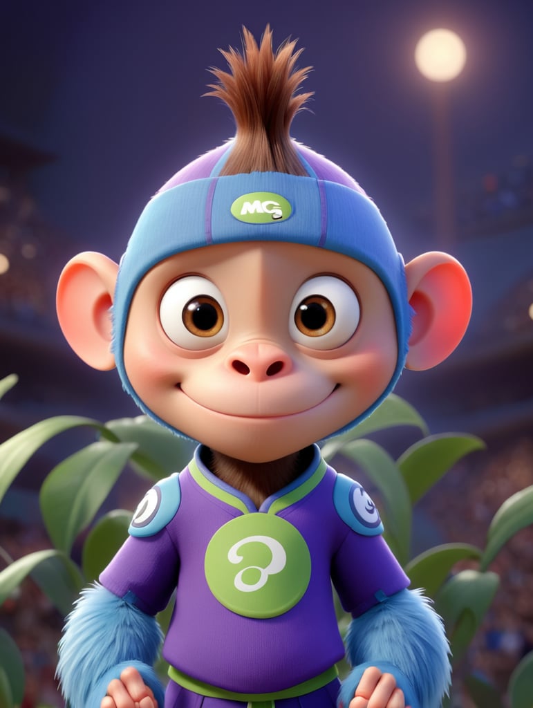 small monkey sportswriter, extreme fantasy