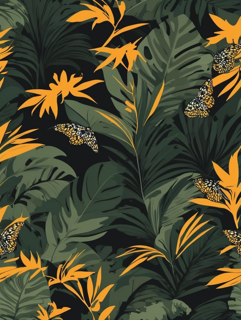 predator camouflage pattern, vector art, modern