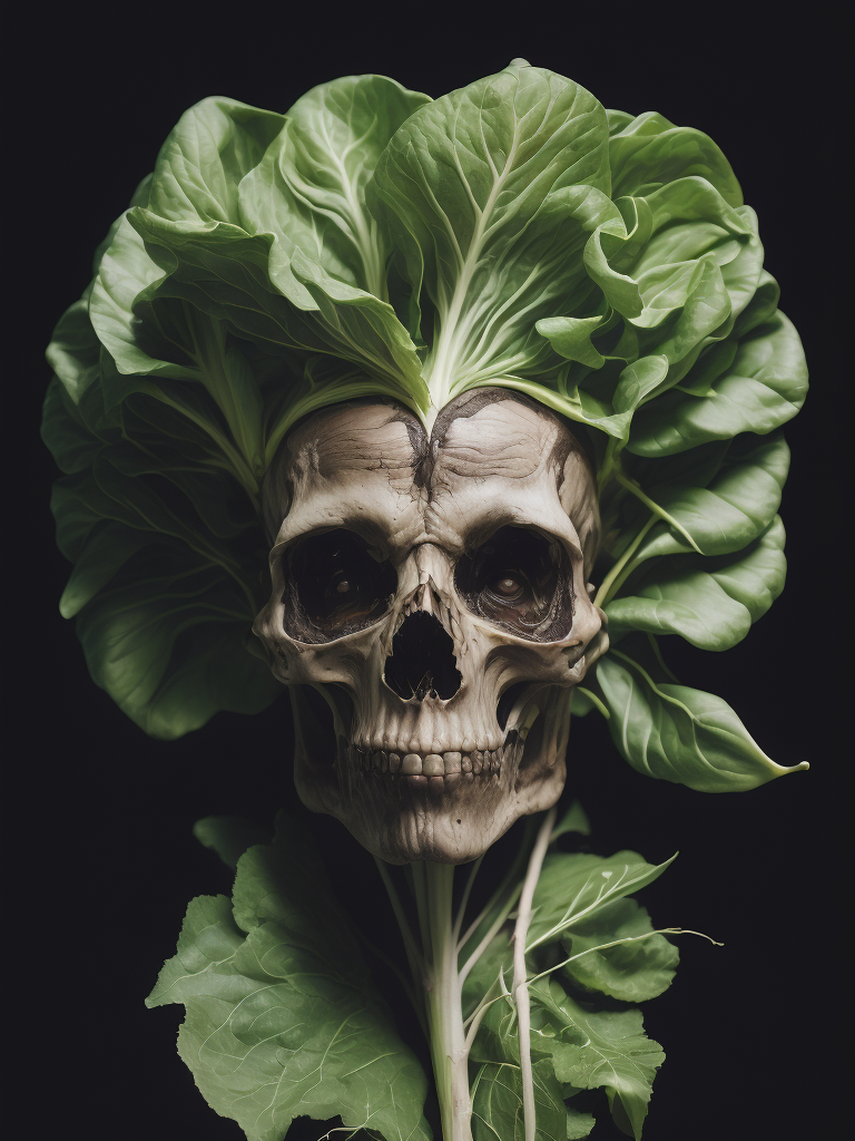 The anatomy of a head of lettuce, an ultrafine detailed painting by james jean, behance contest winner, vanitas, angular, altermodern