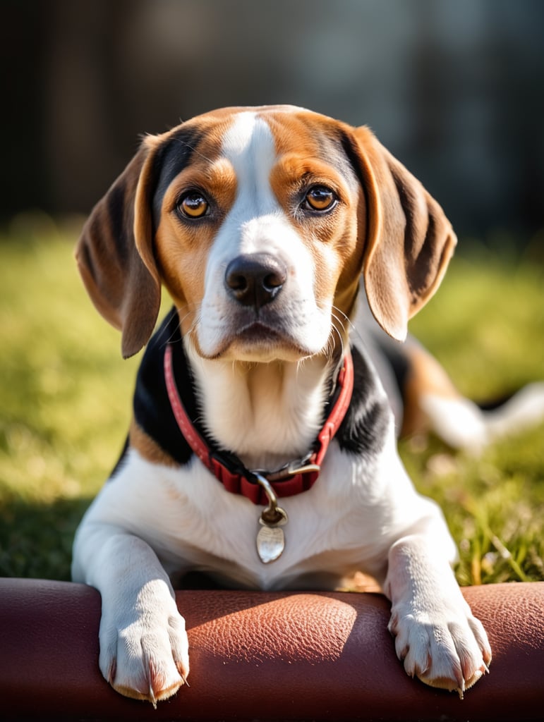 beagle brincalhao cores saturadas contraste cor