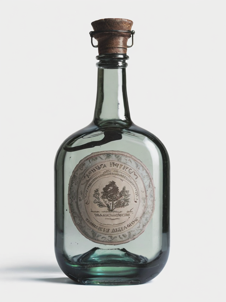 glass antique bottle