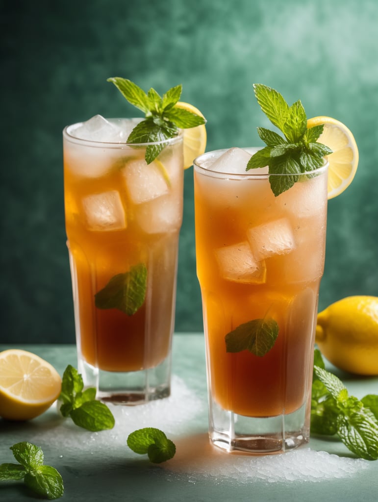 Ice lemon tea