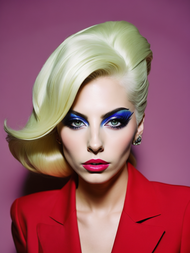 Portrait of lady Gaga, Photography, style of Miles Aldridge