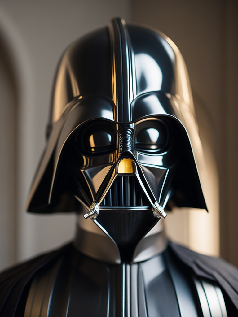 hyper-realistic, ultra-detailed of a dart vader at the mosque, depth of field, depth of field, trending on Artstation, 64k, ultra-detailed, ultra-accurate detailed, surrealism,