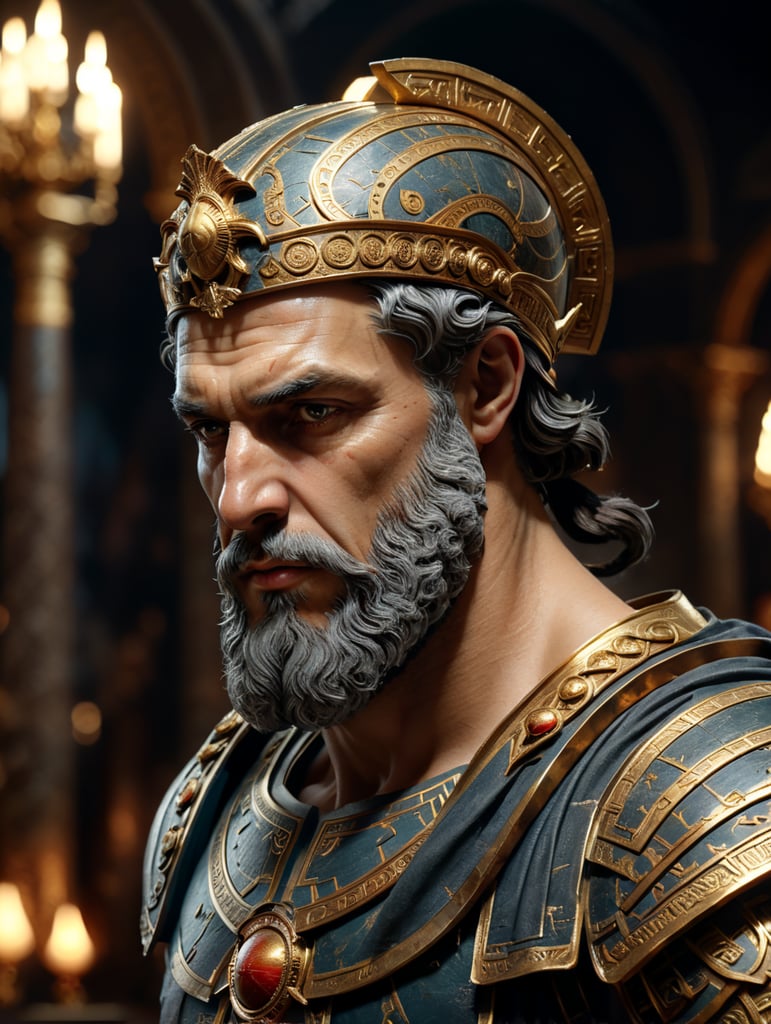 greek style, mathematical analysis, elegant, dramatic lighting, blurred background