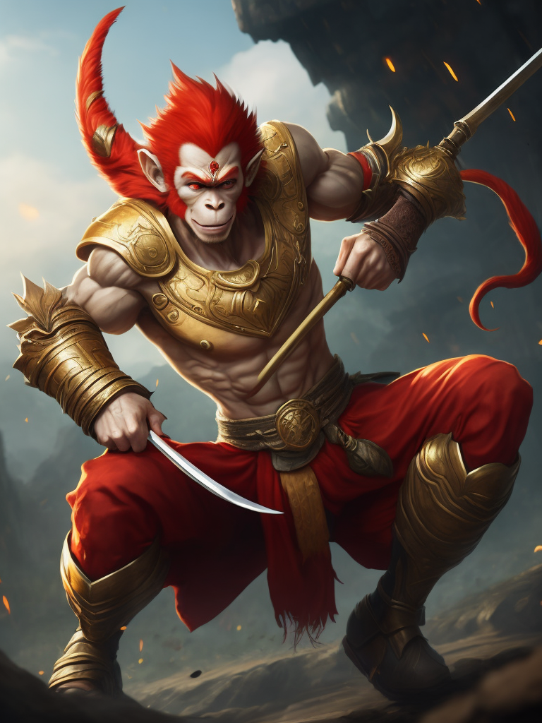 monkey king wukong, action