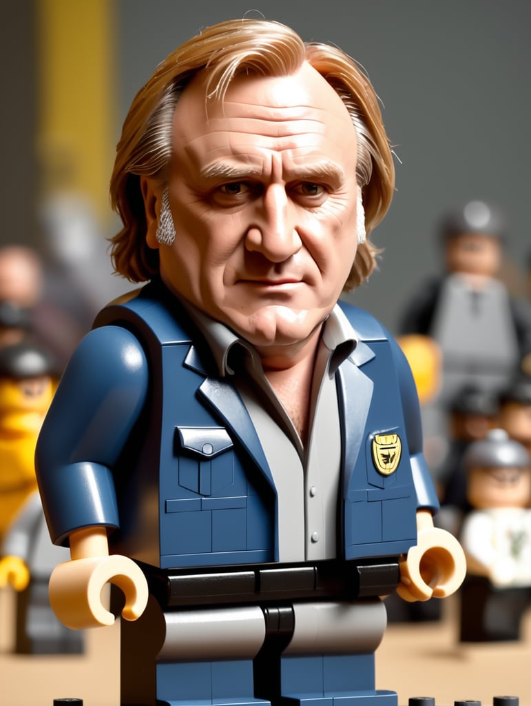 Depardieu into a Lego character