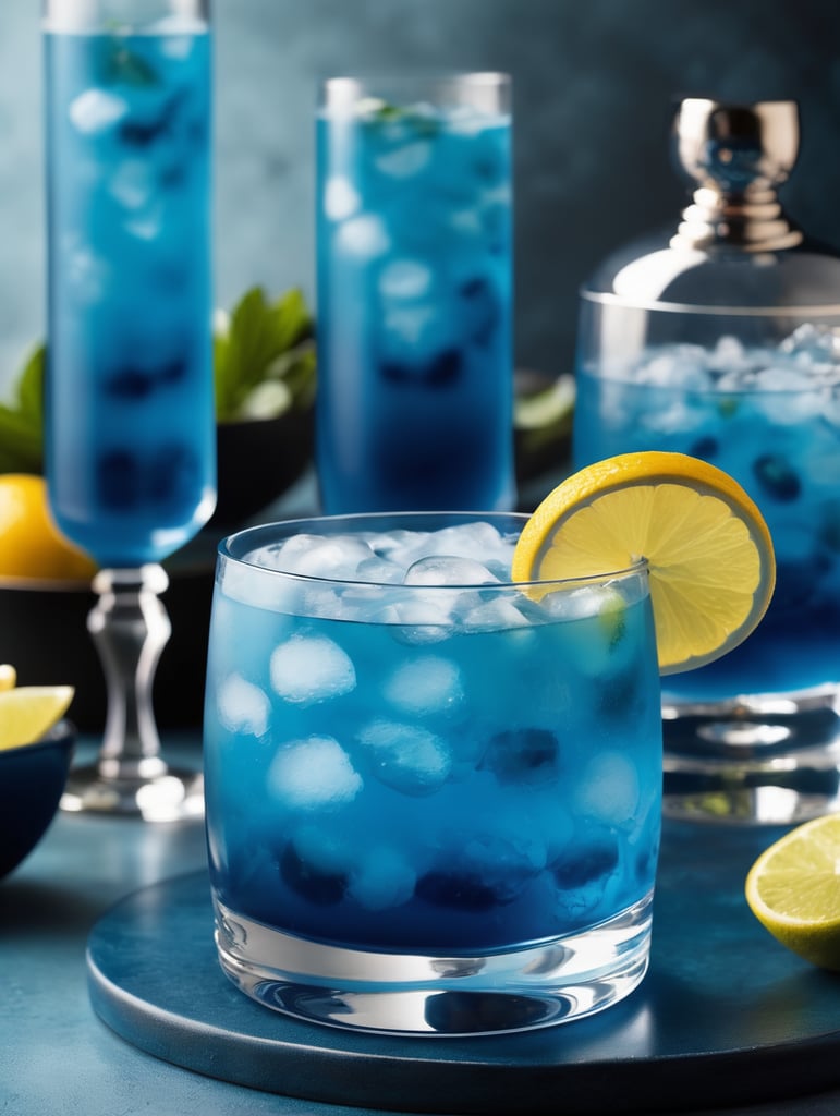 Cocktail blue mist
