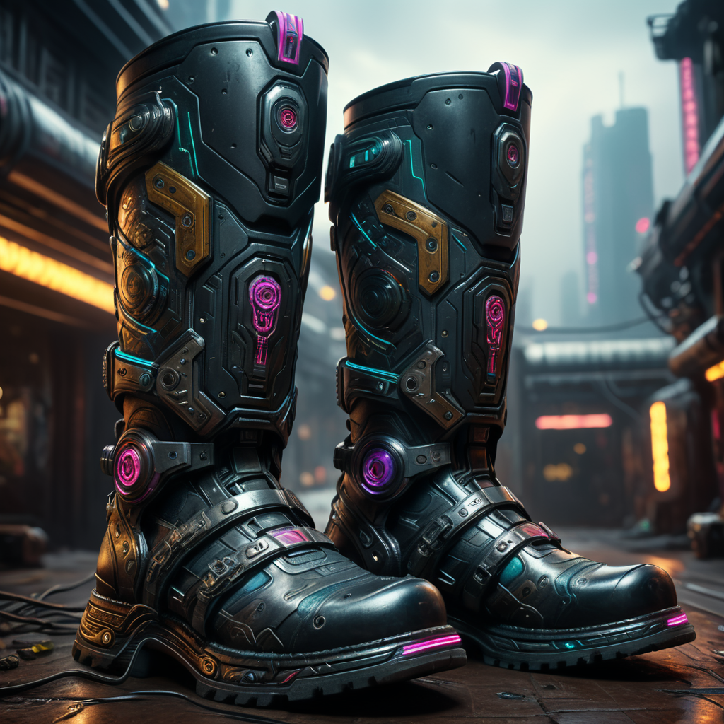 cyberpunk magnetic boots