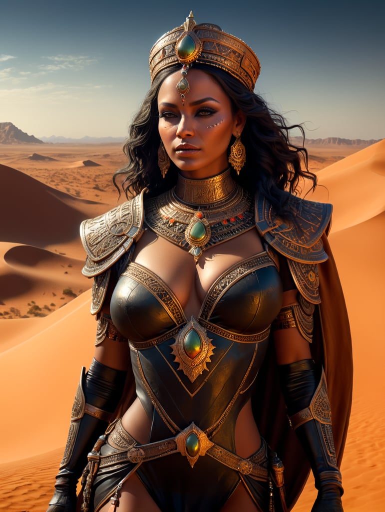Queen of Sahara desert