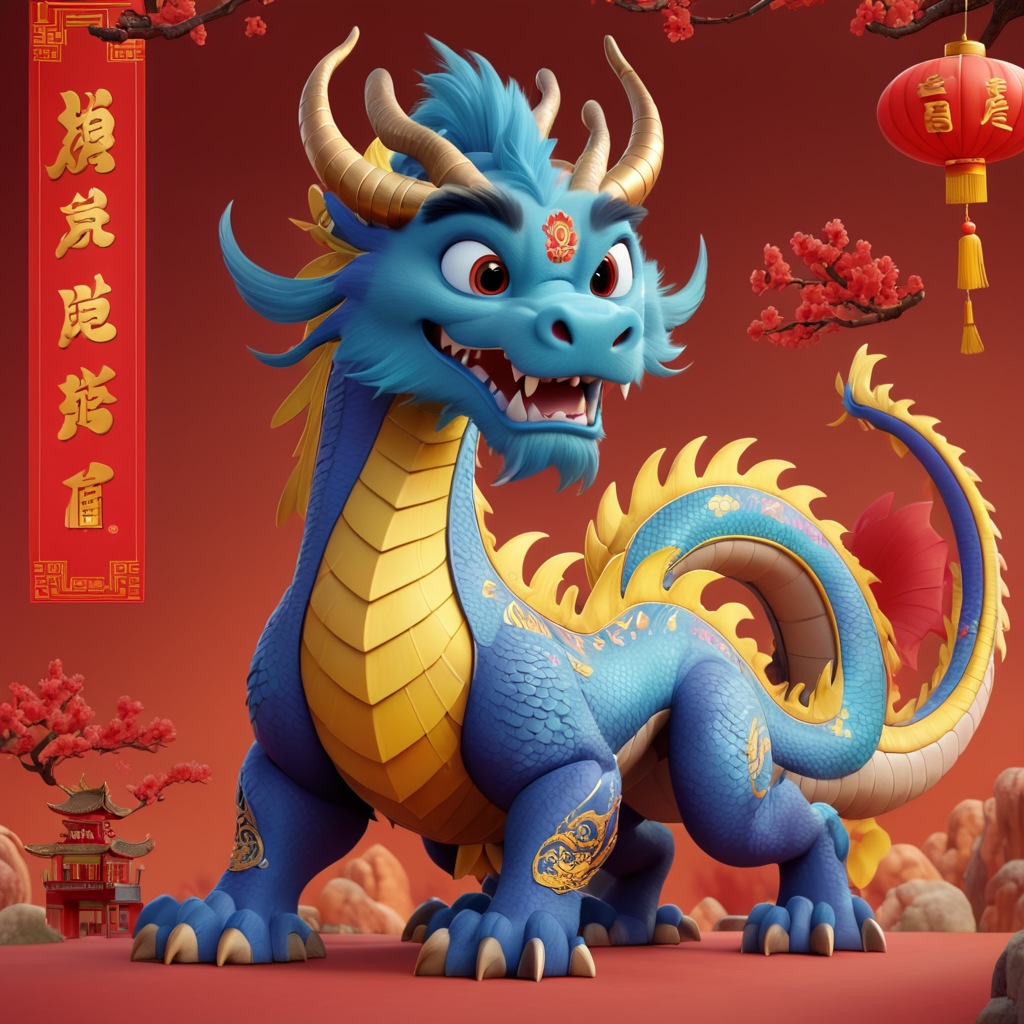 mongolia, lunar new year, dragon