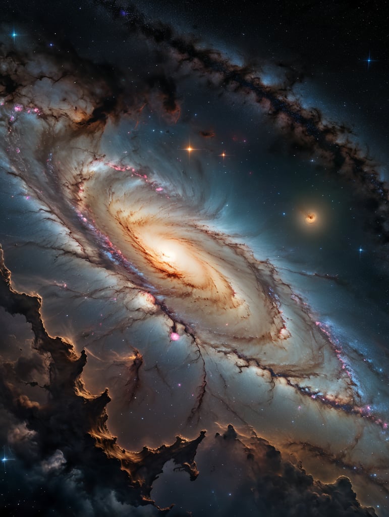 Image of the milky galaxy