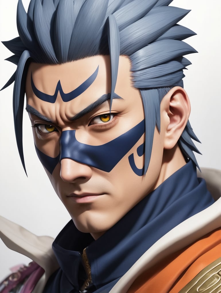 Make Satoru Gojo in every anime artsy type there is including Naruto ,bleach and Jojos