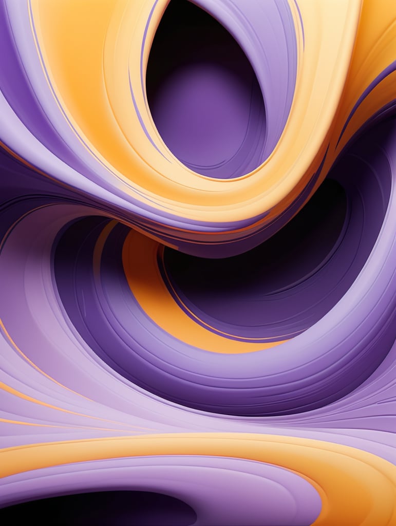 Abstract swirling patterns of lavender and golden hues blending seamlessly, creating a vibrant and dynamic visual. Use these captivating paint textures as a foundation for your brand's supporting backgrounds, exuding a sense of creativity and fluidity. The view from the top offers a unique perspective, capturing the essence of liquid movement and energy