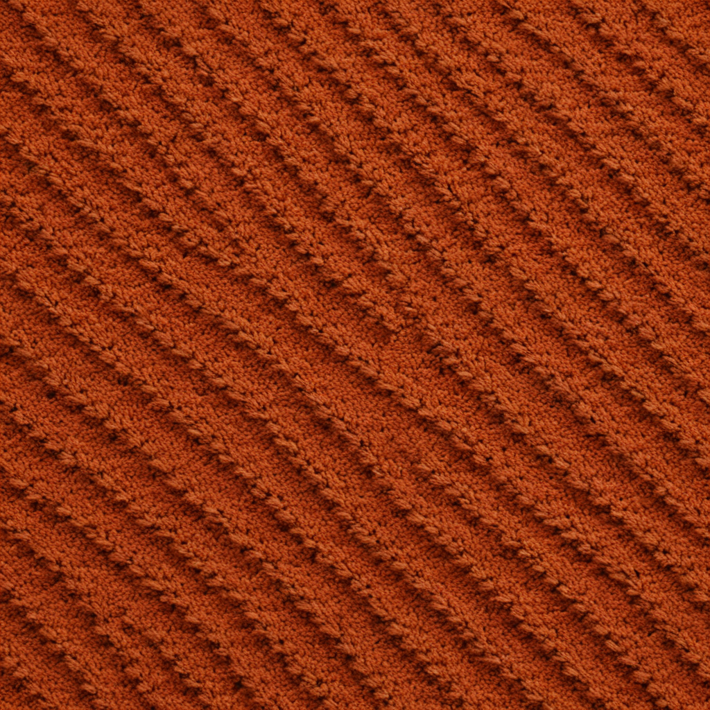 Plain knitted carpet texture, fabric, orange, beige, saturated, seamless